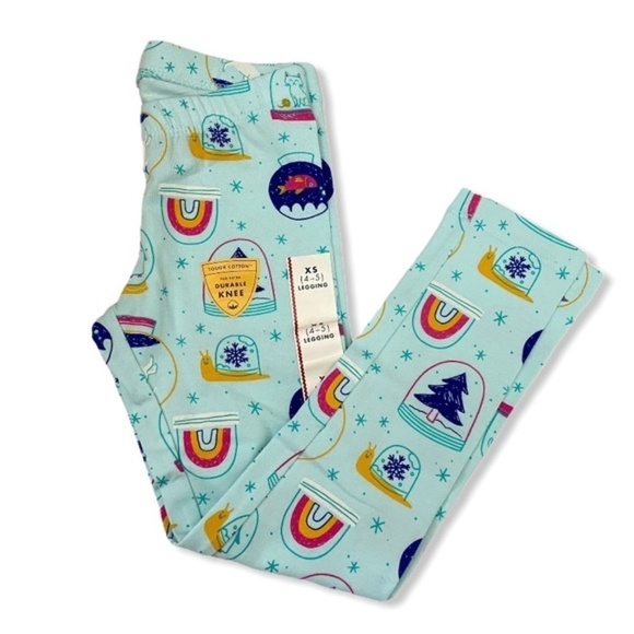 NWT Target Cat and Jack Snow Globe Leggings XS 4-5 - Picture 3 of 3